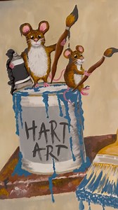 We’re always getting crazy creative in the Hart Studio, watch this space for our latest artwork ❤️️️ #hartart #instudio #crazycreative #painting #artists #cute #cuteanimals #lovepainting #artlovers #twohearts #twoharts #hartartcollectors #creative #loveart #kindachill #winterhaven #thelexperience | theLexperience | Facebook