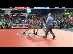 Junior 160 - Tony Clinesmith (Missouri) vs. Kordell Schmoll (Wisconsin)