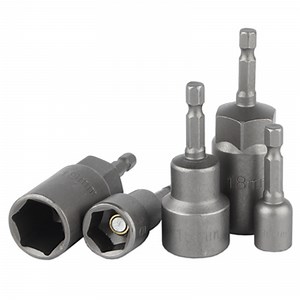 [Hot Item] Hex Bit Socket Set Hex Head Socket Set Long Socket Set with Strong Magnetic Drill Bit Nut Driver Set