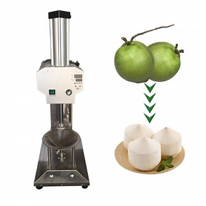 [Hot Item] Factory Automatic Fresh Coconut Husk Skin Peeling Machine Peeling Skin Brown