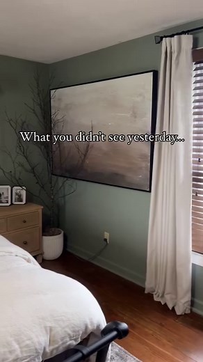 His first words: “you paid money for a tree branch?! I could’ve cut one down from the yard!” 😂 Don’t worry, I explained to him the difference between a tree branch vs. a real tree! Plus, we have very tall, mature trees in our yard… good luck finding a ladder tall enough to cut a 7ft branch off! 🙄 MEN! Am I right or am I right? 😝🫣 Once again, comment 𝐓𝐑𝐄𝐄 and I’ll send you the link to this beautiful piece of art so you can upset your husbands too!! #myhusbandsreaction #menjustdontundersta