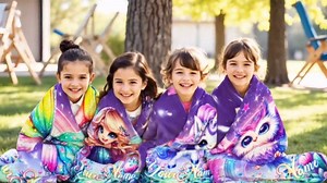 Kids Girls Blanket Gifts Personalized Fairy Blankets for Toddlers Girls - 30" x 40" Custom Name Cute Soft Warm Lightweight Flannel Throws for Couch, Sofa, Bed, Office, Travel