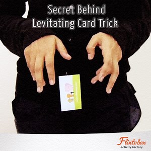 #ActivityFactory: Ever made a card levitate in mid air? Here's the secret behind the ingenious levitation magic act! Visit this link for complete instructions: http://flinto.in/2g9UJ8z Parental Involvement: High Duration: 15 minutes Skills Acquired: Curiosity, Thinking, Logical Reasoning | Flinto