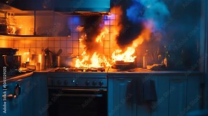 The Kitchen Fire Incident A Comprehensive Guide to Safety Awareness and Effective Prevention