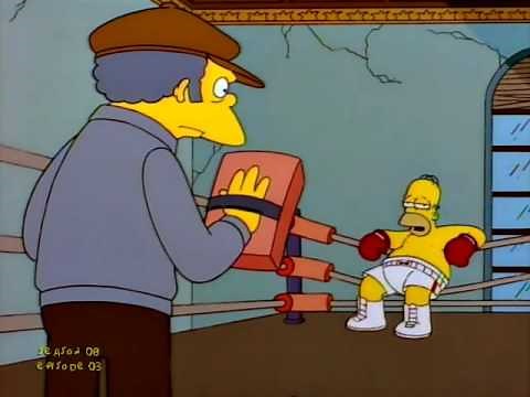Homer's Boxing Practice