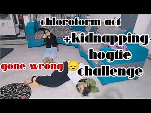 Chloroform act+kidnapping hogtie escape challenge video #tanwarsister #viralchallenge #viralvideo