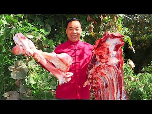 The BEST Beef Noodle Soup! 2 Huge Bones and 7kg Meat For the Broth! | Uncle Rural Gourmet