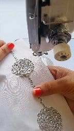 27K views · 207 reactions | AMAZING Sewing Tips And Tricks For Silver Rick Rack Lace Design Ideas For Girls | Real Asmr Sounds 2024 . #Sewing #Stitching #Trendingreel #Jassdesigner #Costura #Viral #Asmr #Asmrsounds | Jass Designer | Facebook