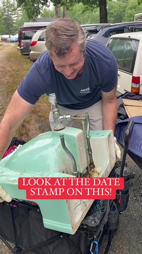 50K views · 1.2K reactions | An FUN look back at our Brimfield pick last year. Would you make room for this beauty? #vintagebathroom | Part-Time Pickers | Facebook