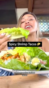 LOW CARB SPICY SHRIMP TACOS! 🌮 #foodie #Recipe #chef #deliciousfood #tasty #foodlover #foodblogger #cookingrecipe #cooking #cookies #homemade #yum #yummyfood #reelsfb #fyp #fypシ | Lowcarb Love