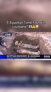 A viral news report claims archaeologists uncovered an ancient Egyptian tomb filled with gold artifacts beneath Louisiana soil. While discoveries like this would completely rewrite history. Would evidence of ancient Egyptians in North America change everything we know about the past? ⚠️ AI NOTE: This image was created with AI and depicts a fictional scene. It is not a real news report or actual archaeological discovery. #egypt #news #discover #AncientAliens #ai