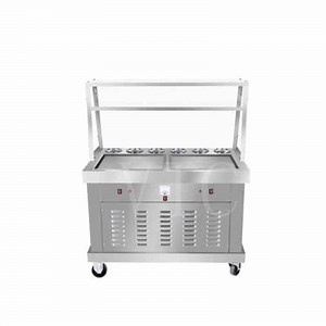 [Hot Item] Ice cream roll machine with round pot