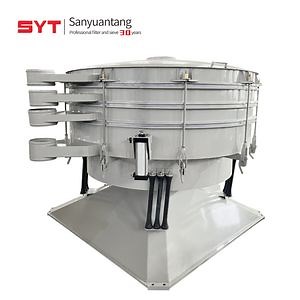 [Hot Item] Circular Tumbler Screen Cocoa Wheat Flour Food Spice Powder Vibrating Sifter Sieve Screen Machine