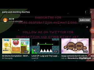 panty & stocking DIARRHEA FART poop