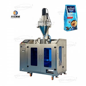 [Hot Item] Small Automatic Premade Sachet Bag Feeder Filler Sealer Machine Bagging Feeding Wheat Flour Coffee Powder Filling Sealing Machine