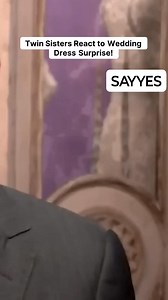 Twin Sisters React to Wedding Dress Surprise! #foryoupageシ #foryouシ #sayyestothedressuk #wedding #isaidyes #dresses #sayyes #SayYesToTheDress #dress #fblifesty | Say yes to dress Fan