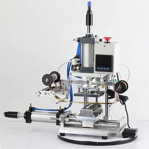 [Hot Item] Logo Bottle Cap Pad Printing Machine Automatic Plastic Printer Multi-Color Glass Bottle Hot Stamping Machine