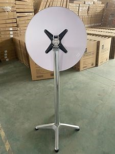 [Hot Item] Luxury Bar Cocktail Table New Hot Sale High Quality Silvery Outdoor Bar Table