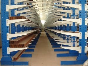 [Hot Item] Warehouse Steel Pipe Light Duty Cantilever Racking for Round Tube.