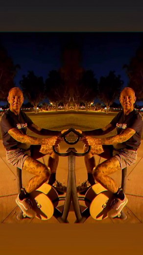 My weekend was uneventful— no Naked pool parties, no sorority balls. However, ￼ I was invited ￼to one hell of a fabulous neighborhood pool party with great food!! ￼Later, ￼I spent some quality time with Jeff Northrop where my swimming pool offered a little bit of relief from the 115° temperature! Jeff and I also ￼￼ played nighttime tourist at Ruth Hardy Park riding a bike and posing— We also took ￼ silly photographs in front of the PS Art Museum which looks no better without the Marilyn Monroe ￼