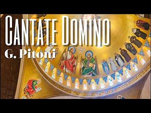 CANTATE DOMINO - G PITONI