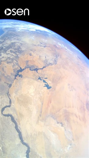 4K video of the Nile River, Africa, filmed yesterday by our satellite 🛰️ #earthfromspace #earthfromabove #nileriver #africa #satellites #satelliteimagery | Sen