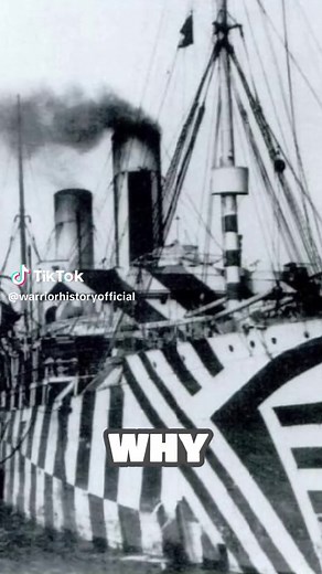 Dazzle Camouflage - Why were WW1 Ships Painted like This?