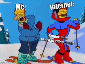 Spanking Spider-man / Spider-man ass slap meme