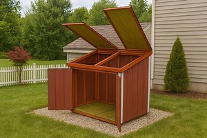 DIY Generator Enclosure Plans: 5x7 Shed With Lid (PDF Download) - Etsy