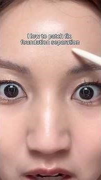 CRUSTY MAKEUP? THIS is how to fix it without taking off your whole face. #makeup #makeuptips