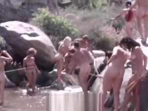 Nudist Families Trip to the Mountains (1960s Vintage)