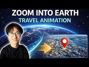How to Create Cinematic Zoom-In Earth Effect 🌏 (Google Earth Studio Tutorial)