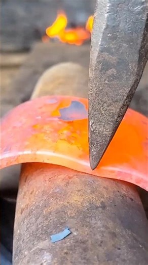 forging a hand file #forge #blacksmith #file