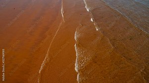 Revealing the pristine beach of Paignton, a seaside town on the coast of Tor Bay in Devon, England, UK and a popular summer destination