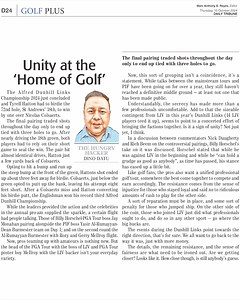 The Alfred Dunhill Links Championship 2024 just concluded and Tyrell Hatton had to birdie the 72nd hole, St Andrews’ 18th, to win by one over Nicolas Colsaerts. #DailyTribune #Opinion | Daily Tribune