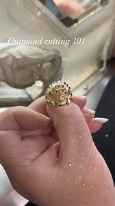 Check out how we hand cut our diamond cut designs! All done at our factory here in the heart of Los Angeles 💎✨ | Factory Direct Jewelry