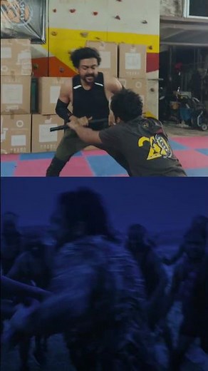 #Suriya Anna Rehearsal For #Retro Climax Fight. Madness! 🔥