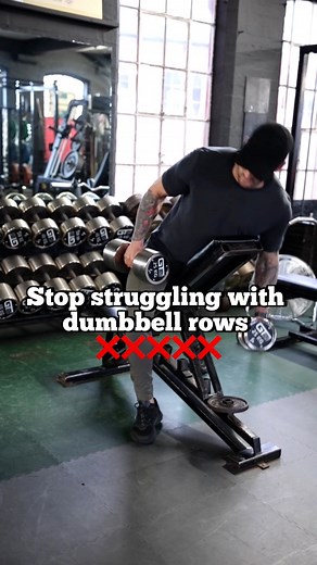 2.6K views · 47 reactions | Dumbbell rows using a bench a great...