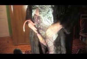 transsexual as fur coat sounds and ejaculates