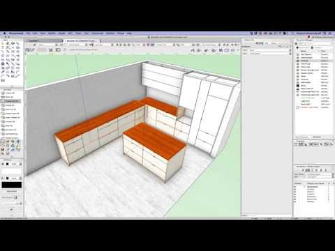 Vectorworks interiorcad 2020 - Custom Parts 'Create from Selection'