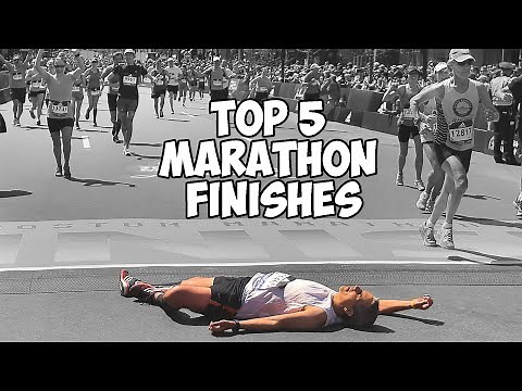Top 5 Best Marathon Finishes ● HD ●