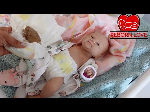 Silicone baby Sick Day Routine and Diy | Reborn Love