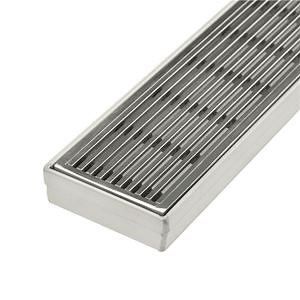 [Hot Item] Factory Customized Stainless Steel 304 Wedge Wire Shower Drain Linear Shower Drain