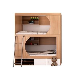 [Hot Item] Custom Home School Double Wooden Loft Bed Frame Adult Steel Bunk Bed Student Double Wooden Bed