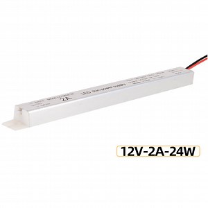 [Hot Item] DC 12V 2A/ 24V 1A 24W Outdoor Waterproof IP20/IP67 Ultra-Thin LED Driver