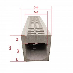 [Hot Item] Factory Supply Integrated Polymer Concrete Monolithic Drainage Channel
