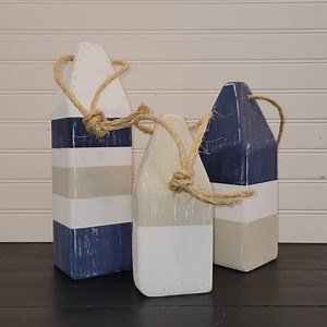 Hand-painted Wood Lobster Buoys, Coastal Beach Decor - Etsy