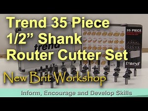 Trend 1/2" Router Cutter Set