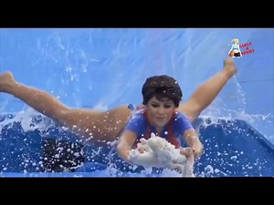 Brazilian Water Slide Gameshow - Drowning goose