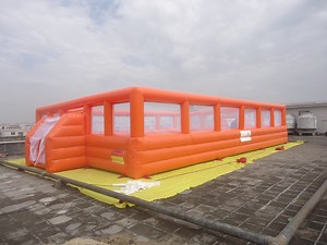 [Hot Item] Inflatable Soccer Arena Football Pitch Court Inflatable Sports Game